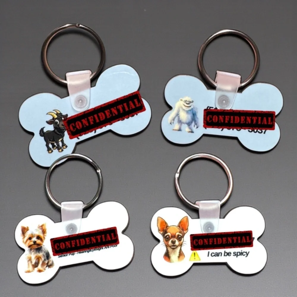Personalized Cartoon/Photo Pet Tags | Custom Artist-Created Pet ID Tag, Handmade